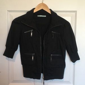 Maurice’s Small Black Crop Jacket